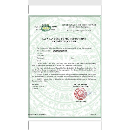 ĐÔNG TRÙNG HẠ THẢO DẠNG NƯỚC 60 ỐNG