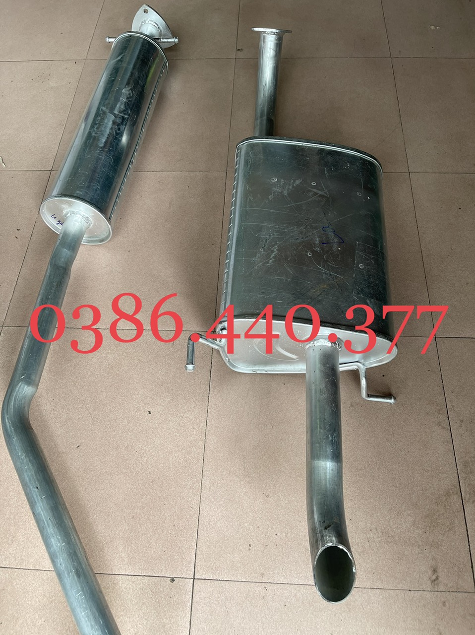 Ống xả Lacetti 04-09 (Đoạn Giữa, Đoạn Cuối, Giá 1 Đoạn)