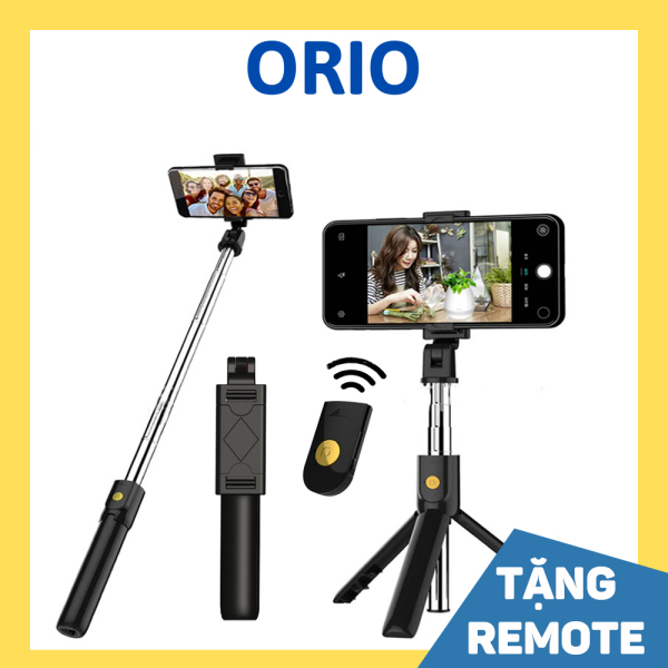 Gậy chụp ảnh tự sướng Bluetooth Tripod K07 3 chân đa năng chống rung xoay 270 độ Giá đỡ điện thoại để bàn - Gậy Selfie -  ORIO
