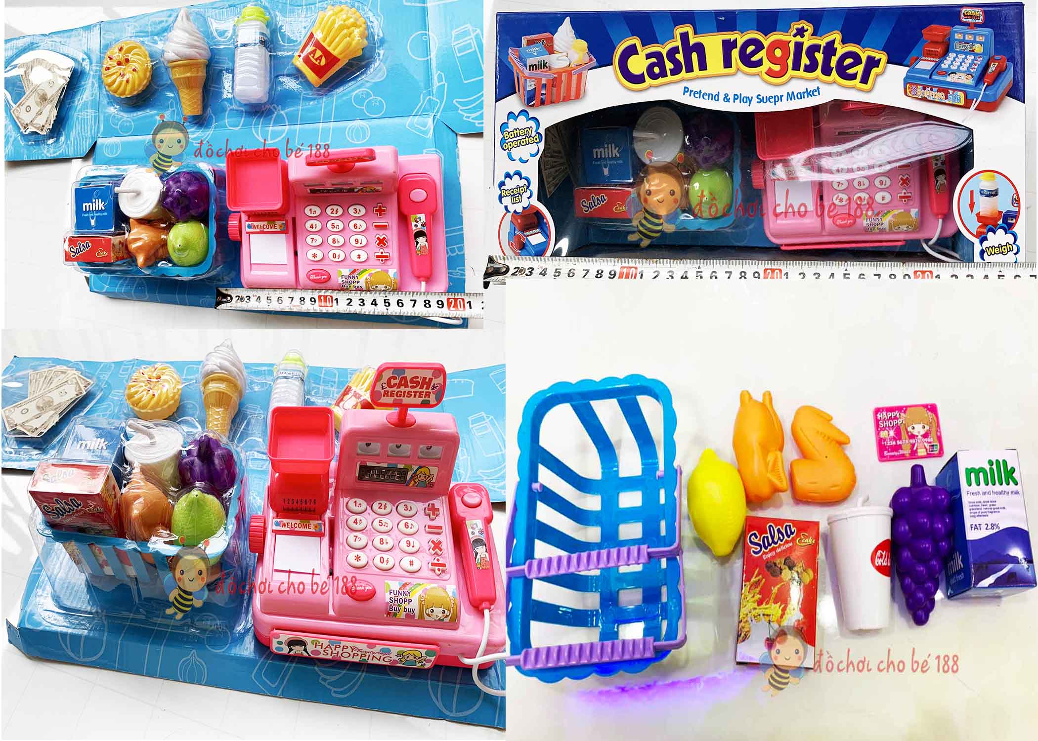 [HCM]Máy tính tiền siêu thị có giỏ hàng