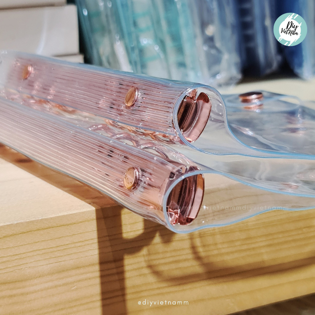 [HCM]VỎ PLANNER TRONG SUỐT CÒNG MÀU