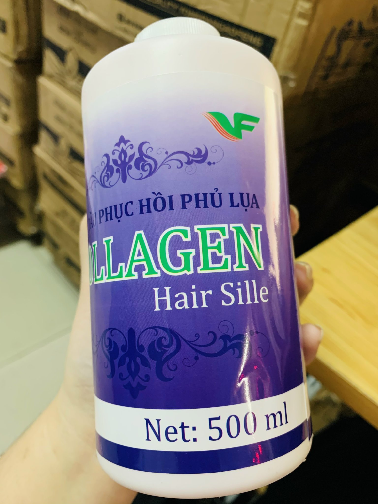 Tinh dầu phục hồi phủ lụa Collagen Hair Sille - 500ML/1000ML