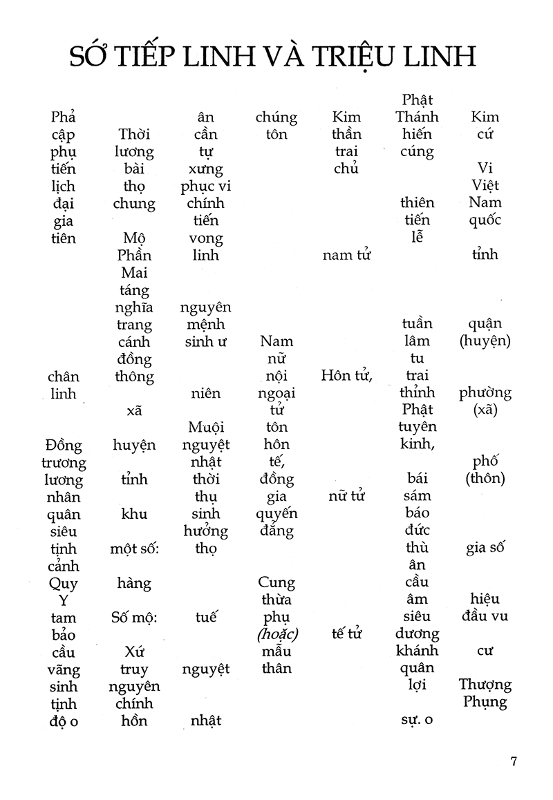 Khoa Cúng Thông Dụng
