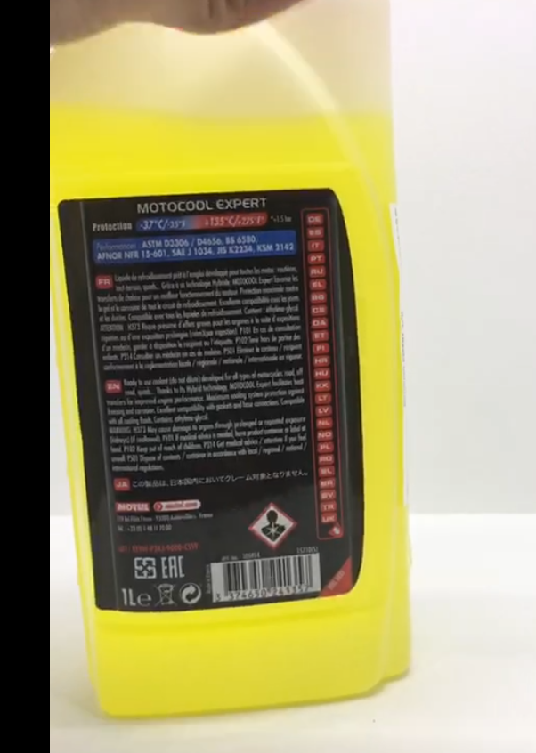 Nước làm mát(tản nhiệt) Motul Motocool Expert 1L(vàng)
