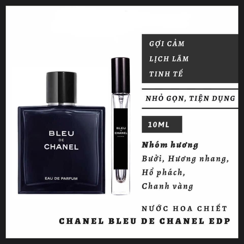 Siêu Phẩm Hot Nước hoa nam cao cấp Bleu De Edp chai chiết 10ml