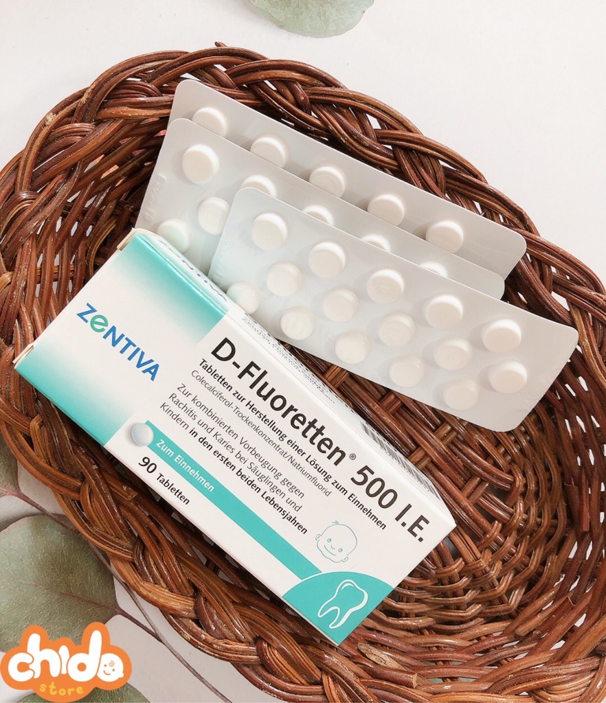 [Có bảo hành] [Chính hãng] Vitamin D-Fluoretten Đức 500 IE