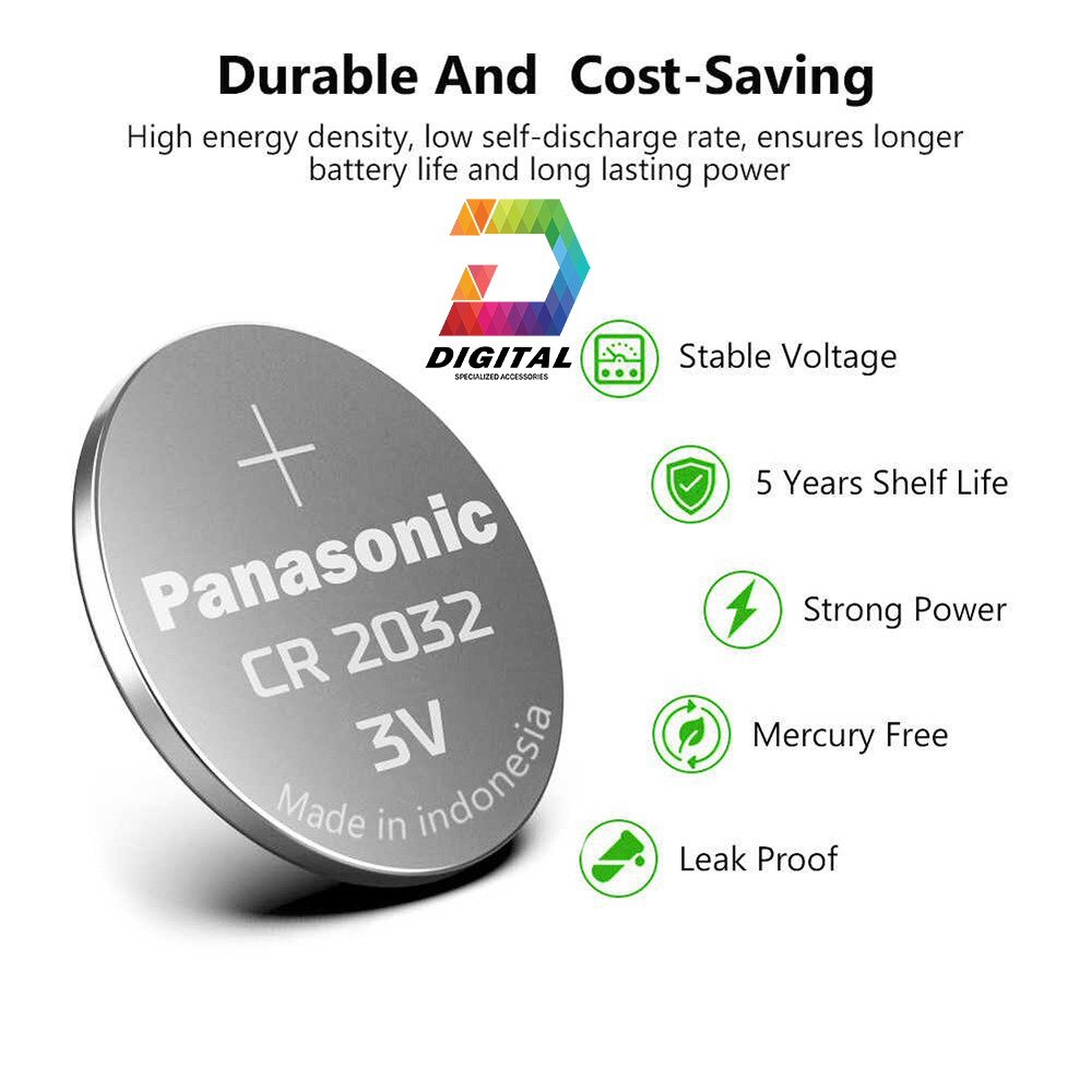Pin Panasonic Cmos CR2032 Lithium 3V Chính Hãng