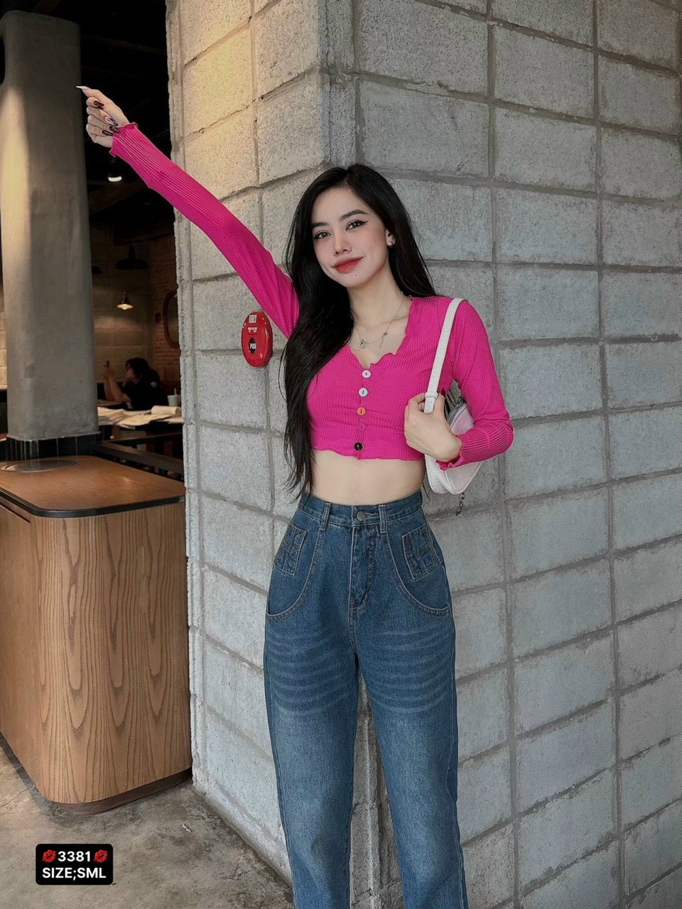 Quần Baggy Nữ Jean Túi Kiểu Form Siêu Đẹp