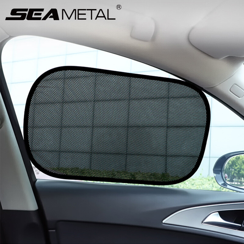 Car Static Grid Yarn Sun Shield Car Load Sun Protection Heat Insulation Electrostatic Stickers