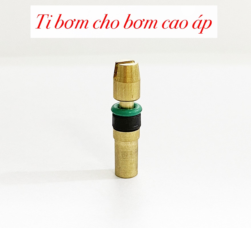 Ti Bơm Cao Áp với 2 Ron Sim XANH Tạo Áp Lực Khí Nén Kín (TX5 ) - Ti Đồng, ty bơm khí nén, ty bơm tay cao áp ( 1 Cái )