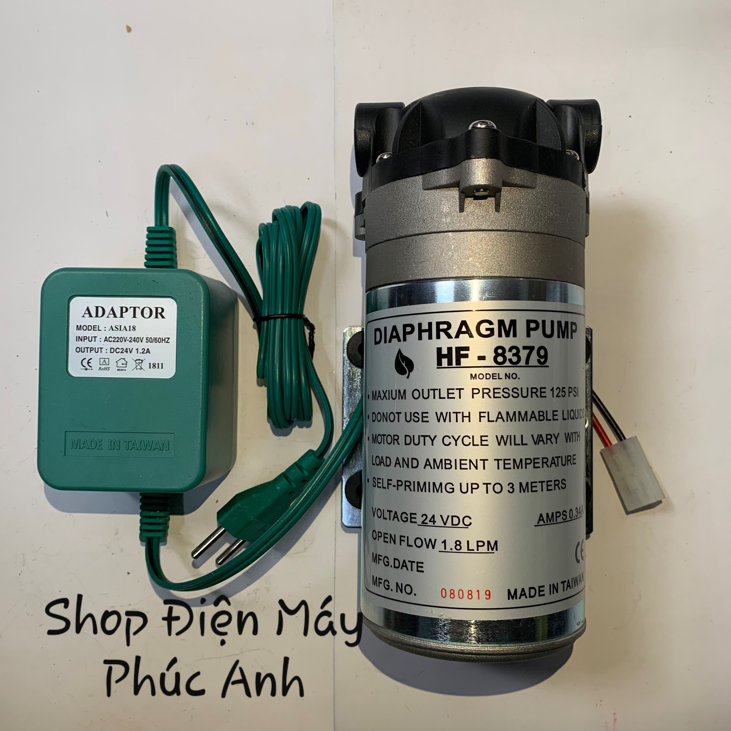 Bơm phun sương kèm nguồn