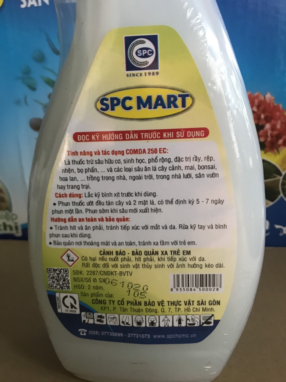 Dung dịch trừ sâu hữu cơ sinh học COMDA 250EC