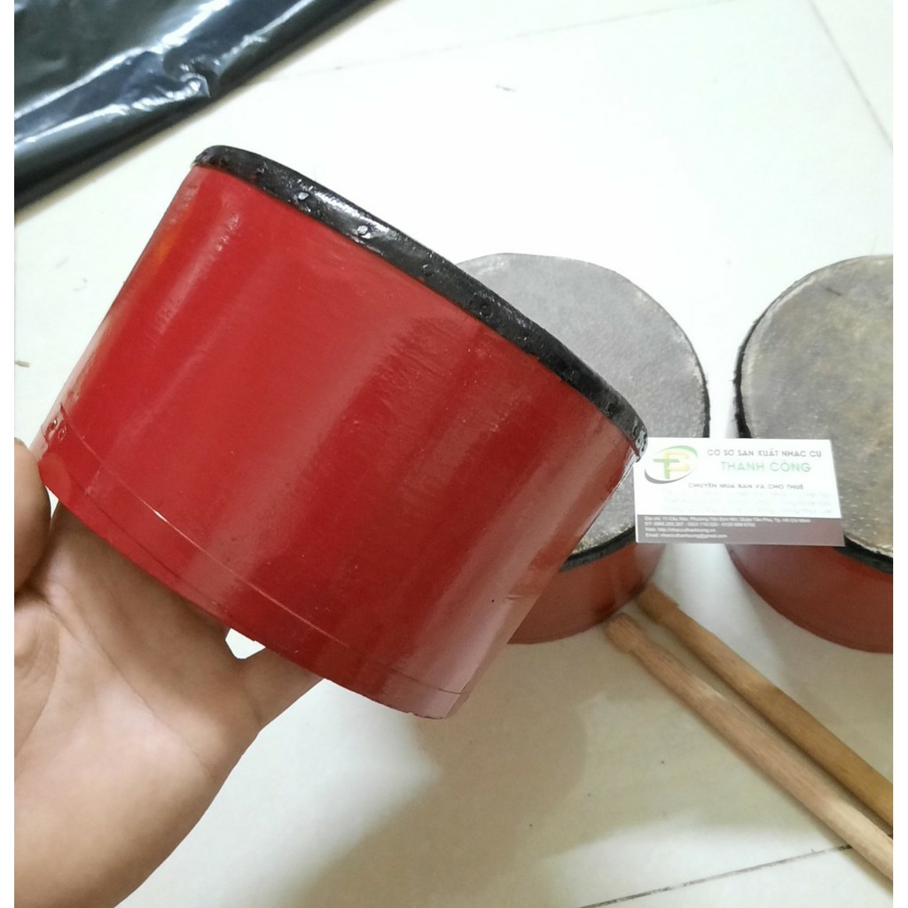 trống lân gỗ cho bé đk 18cm ( Cắt Viền )