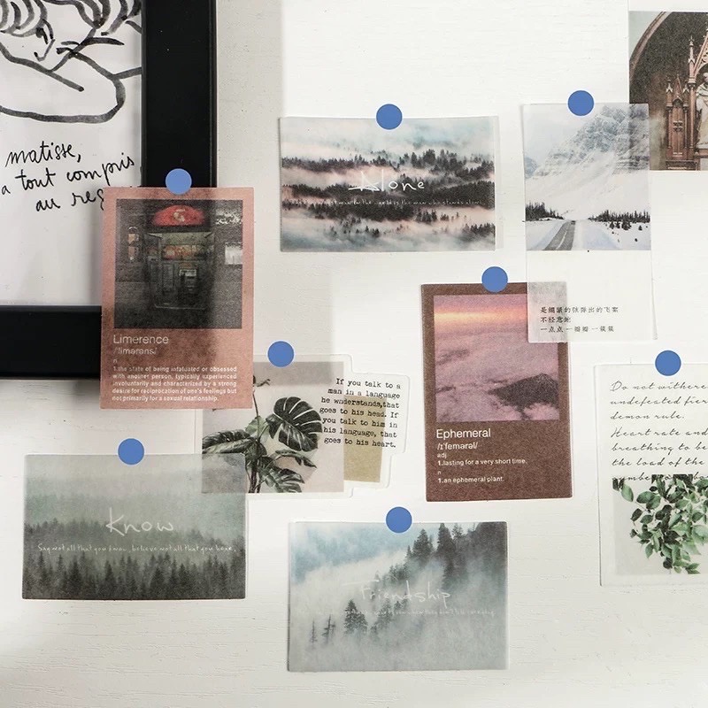 Gói 40 Stickers Về Thiên Nhiên Và Cuộc Sống