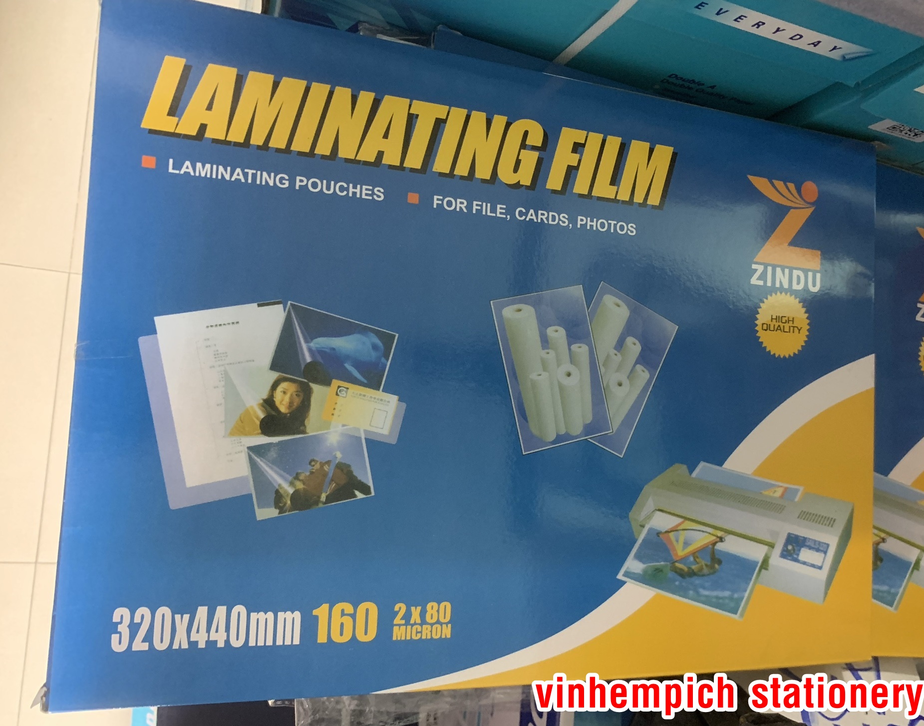 Màng ép Plasic Nhựa ép A3 80Mic