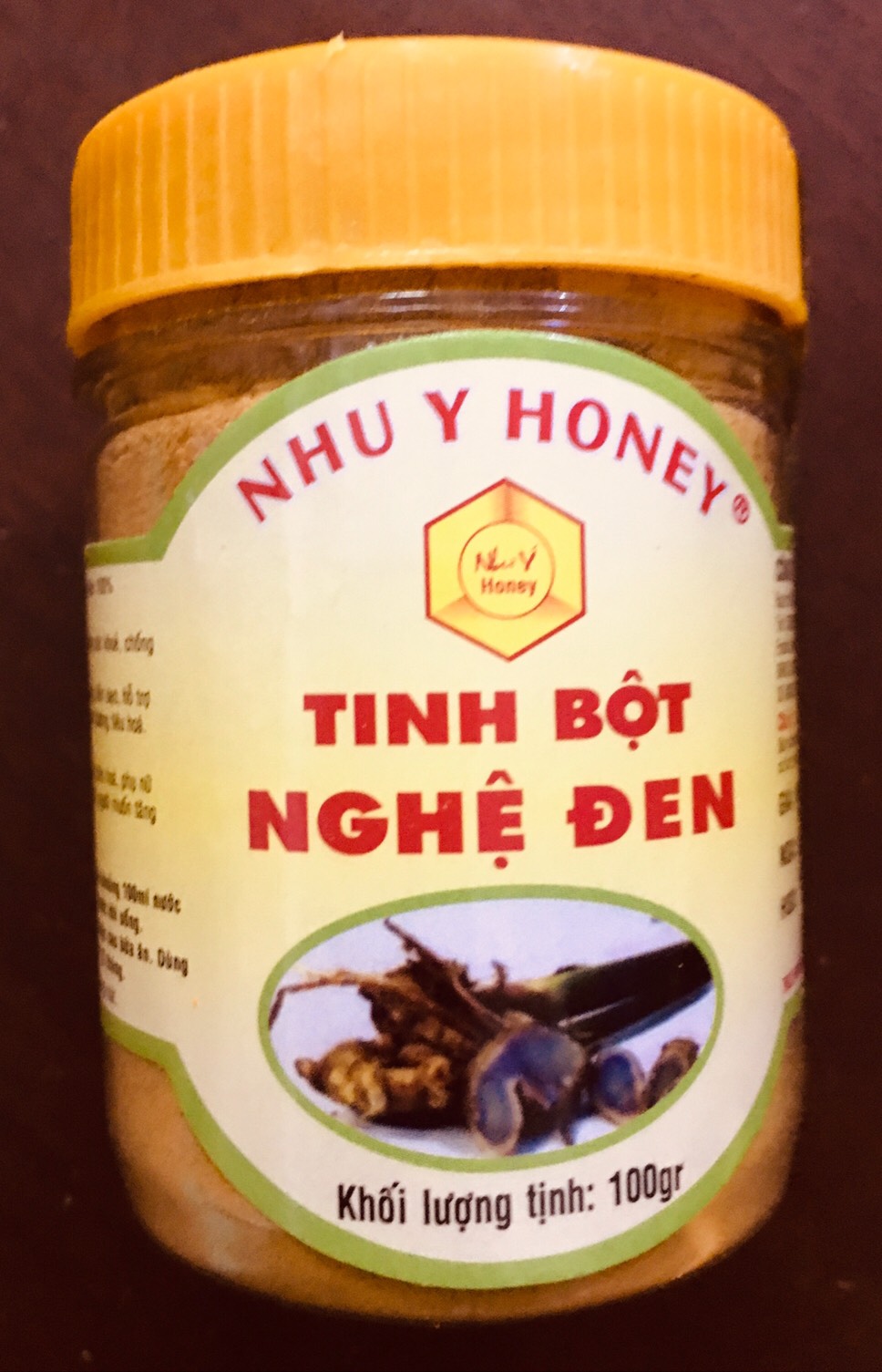 [HCM]Tinh Bột Nghệ Đen Như Ý Honey 100g