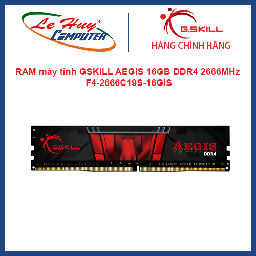 RAM GSKILL AEGIS 16GB DDR4 Bus 2666 F4-2666C19S-16GIS Ram Ddr4