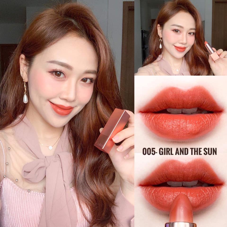 Son Colorlab màu cam đất (Girl and The Sun - An earthy orange)