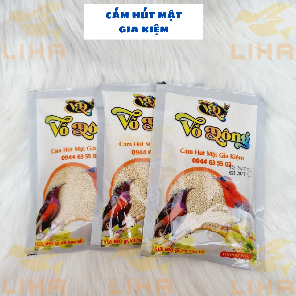 Cám Hút Mật Gia Kiệm 100gr - Thức Ăn Chim Hút Mật