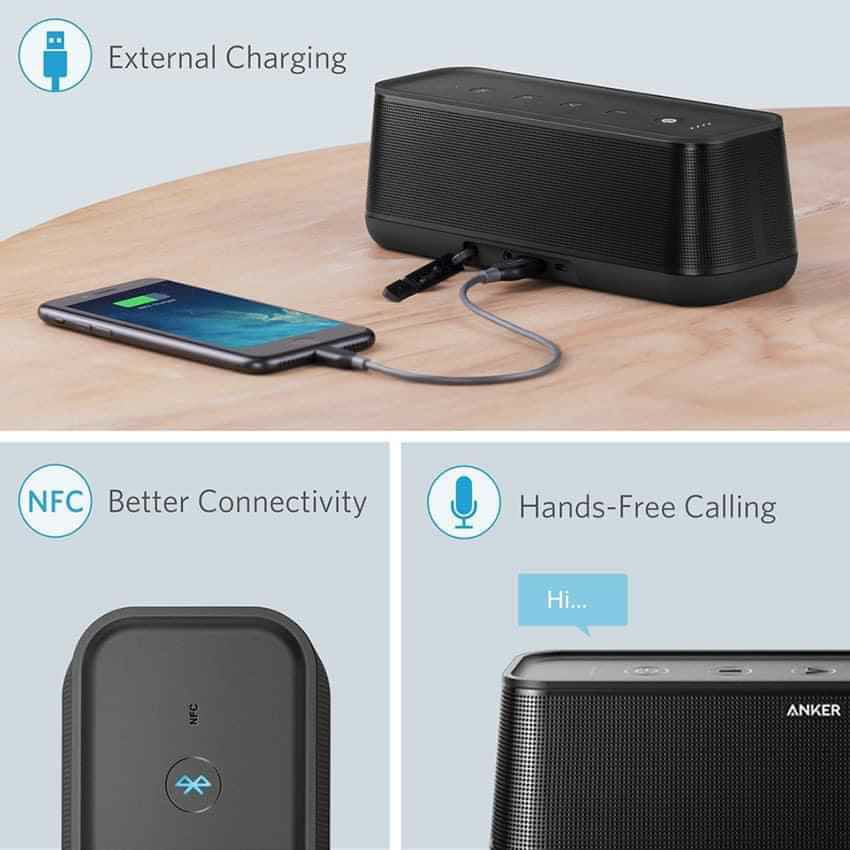 Loa Bluetooth Anker SoundCore Pro+ 25W Bluetooth Speaker (hàng mua tại Đức)