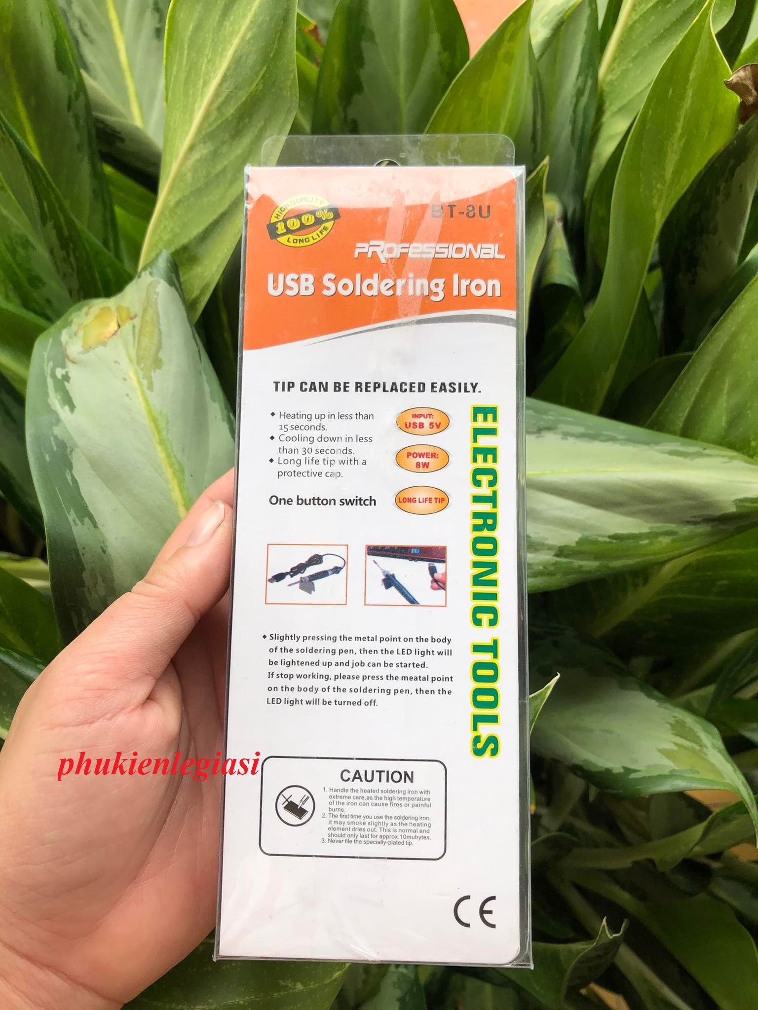 Mỏ hàn chì USB Mỏ hàn thiếc USB nguồn 5V 8W