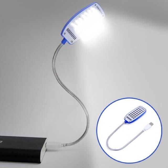 Đèn led 28 bóng cổng usb