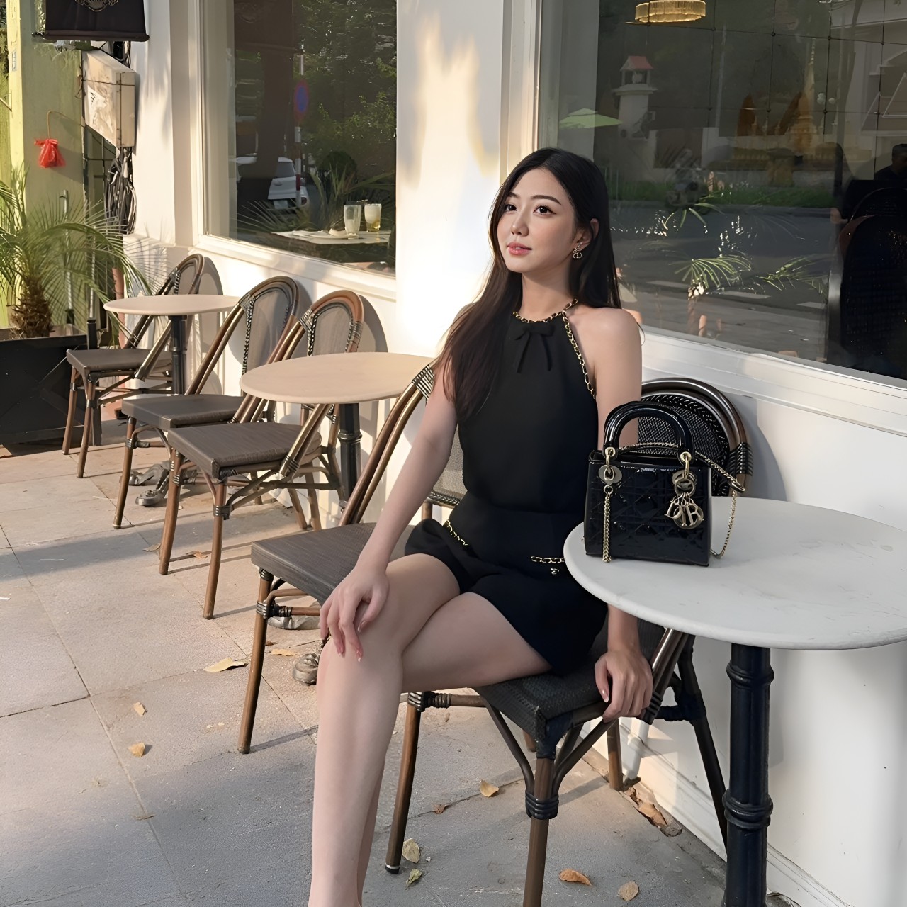 Set áo yếm phối cổ, quần short nữ Linly Store