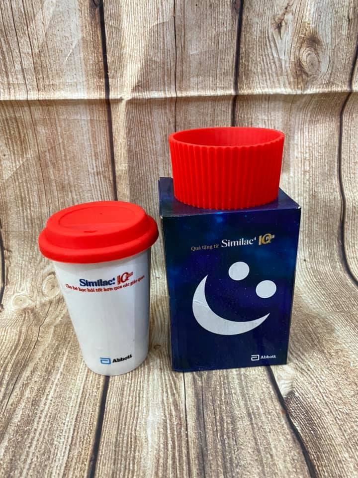 [HCM]Ly sứ có nắp - Quà tặng sữa similac
