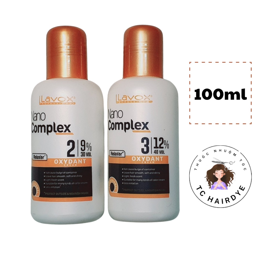 OXY trợ nhuộm tóc Lavox Nano Complex 100ml.