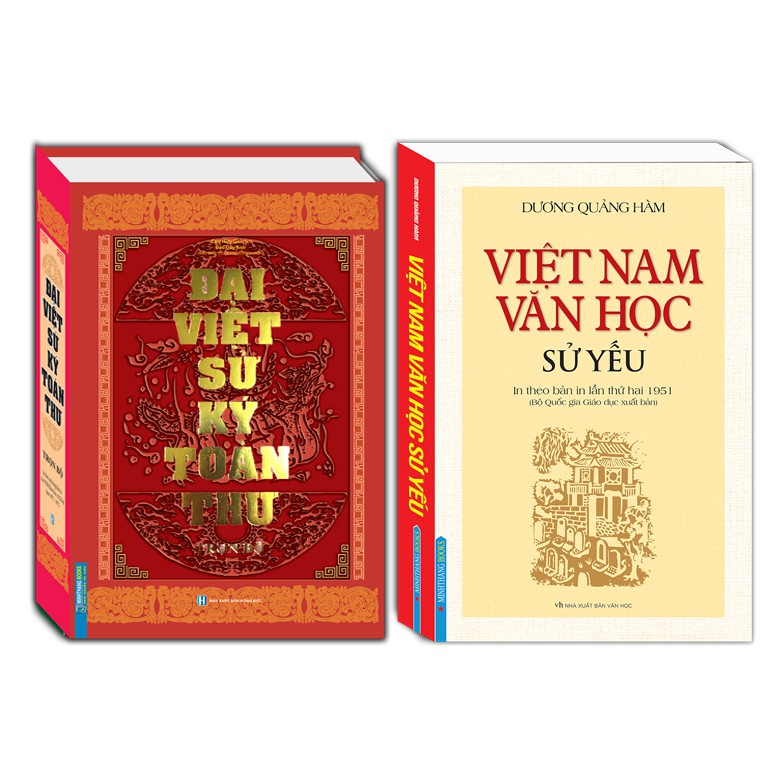 Sách - Combo Đại việt sử ký toàn thư và Việt Nam Văn Học sử yếu