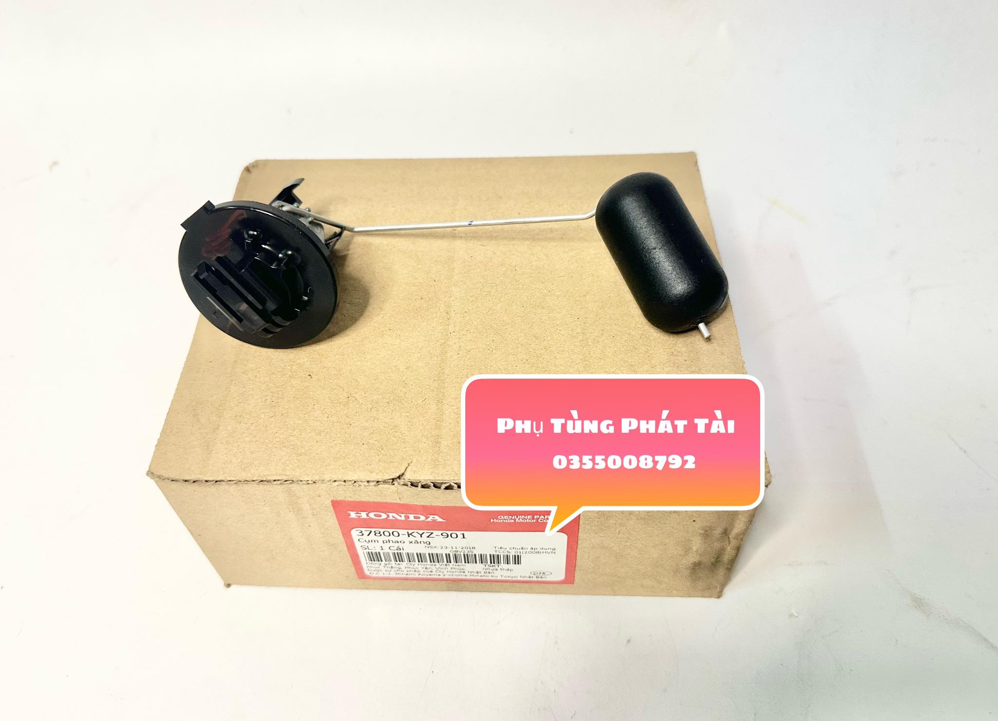 Phao báo xăng future 125 đời bình xăng chính hãng honda