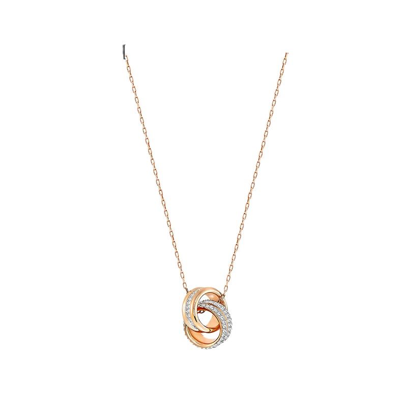 Rose Gold Buckle Necklace Gift for Girlfriend