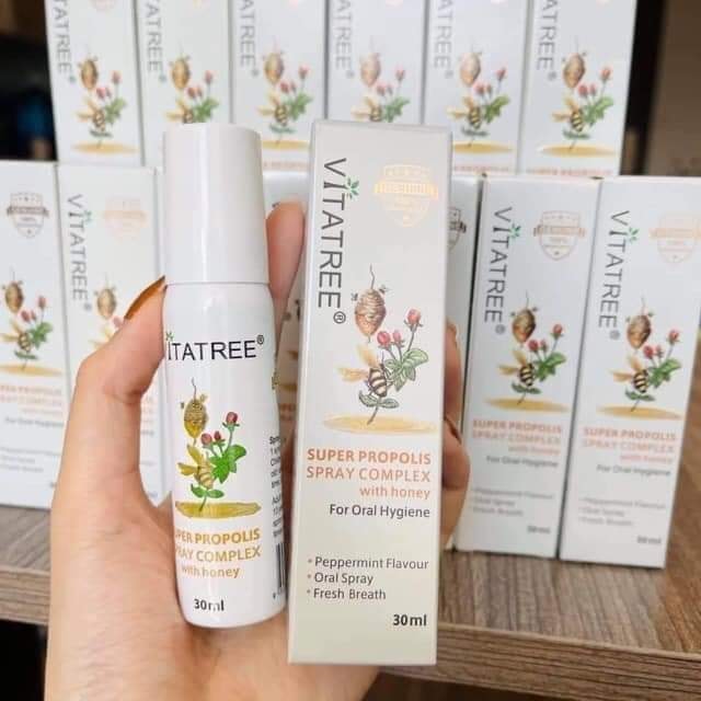 XỊT HỌNG KEO ONG VITATREE ( Hàng Úc đi air)