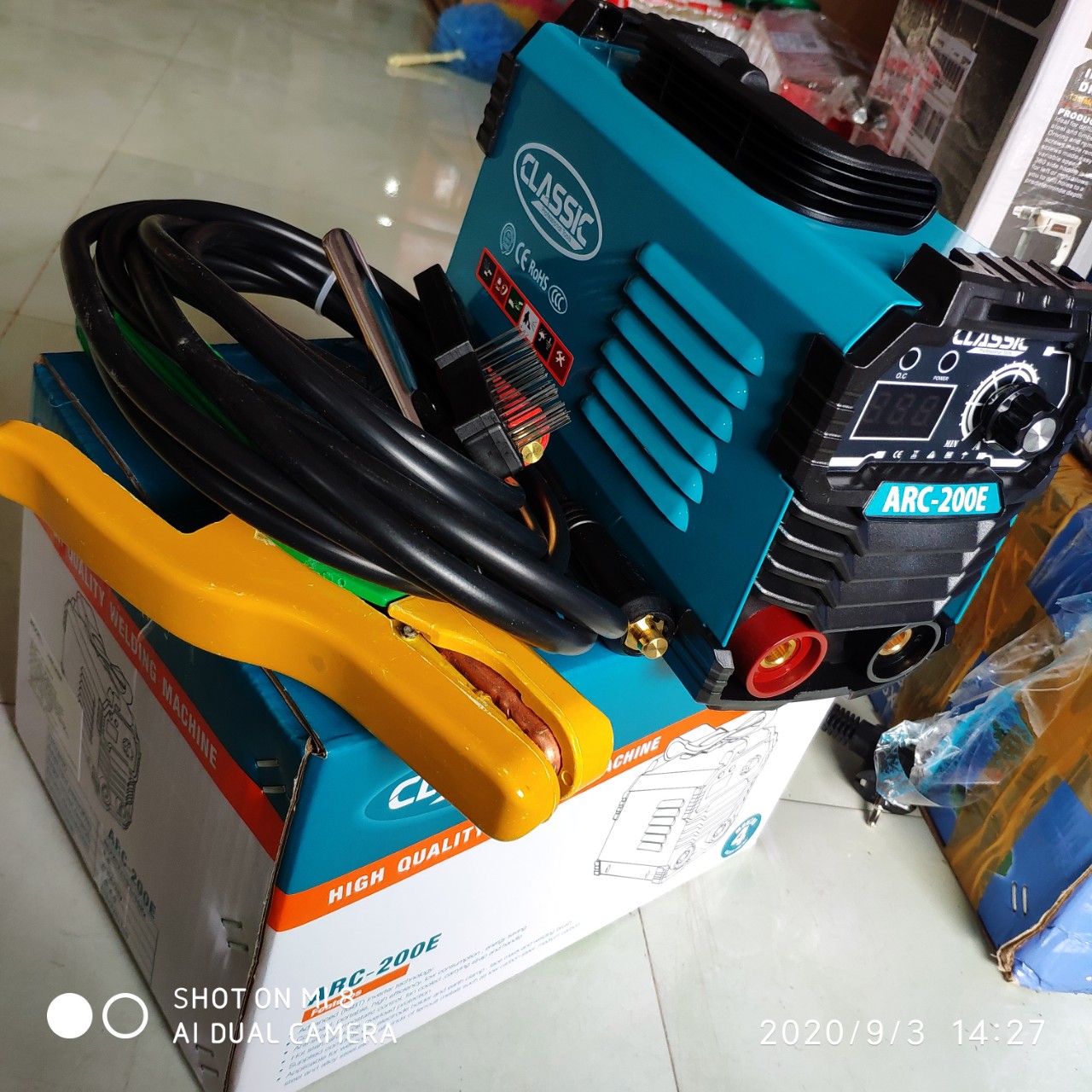 MÁY HÀN MINI 200E  CHÍNH HÃNG CLASSIC  BH 12 THÁNG