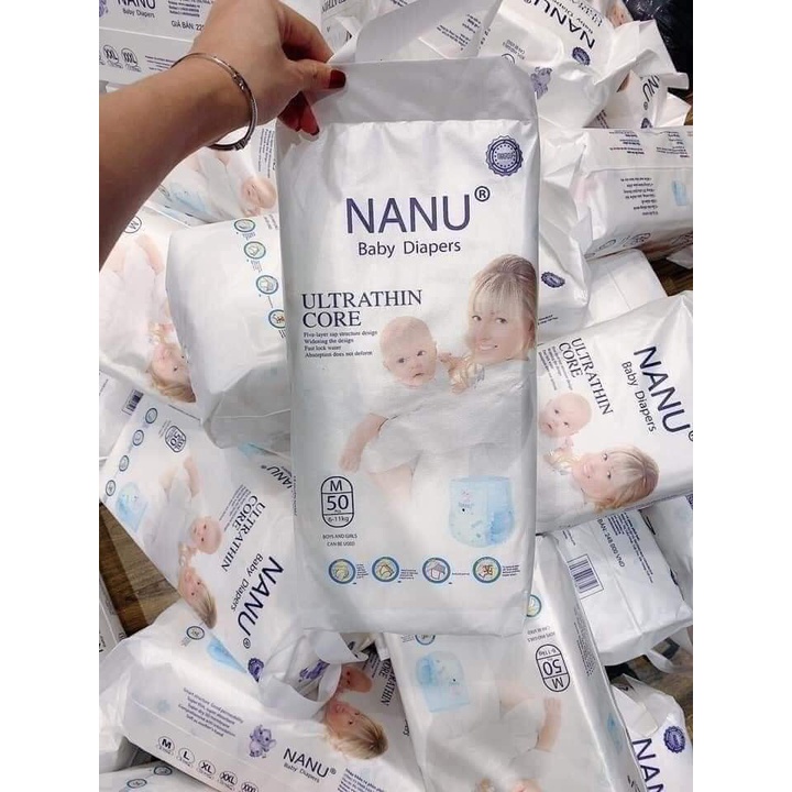 Bỉm Quần Nanu Xuất Nhật Đủ Size 50 Miếng [THKN77]