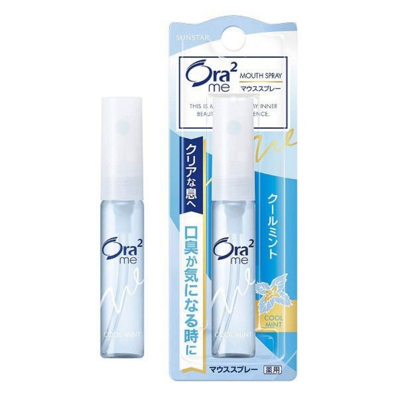 2 Xịt Thơm Miệng Sunstar Ora 2 (6ml) 8 Loại Nhật Bản