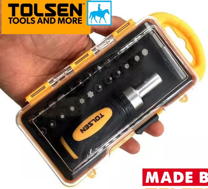 [HCM]Bộ 26 Đầu Vít Các Loại Đa Năng Bits Set TOLSEN 20034