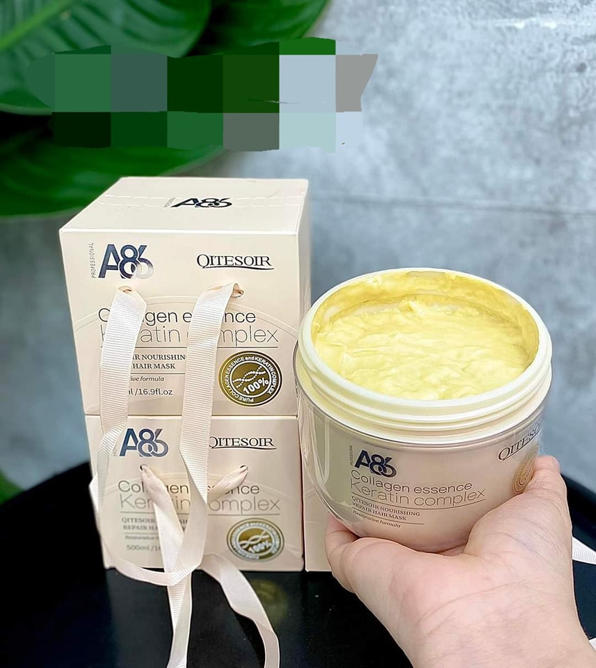 Hủ ủ tóc a86, hấp dầu tóc, ủ collagen a86 mềm mượt thơm lâu 500ml