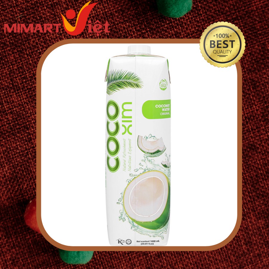 Nước Dừa Cocoxim Xanh Hộp 1L
