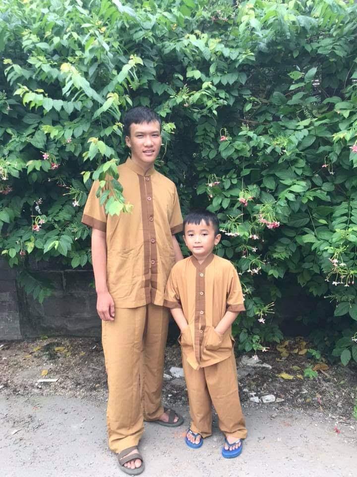 [HCM]Đồ lam đi chùa bé trai