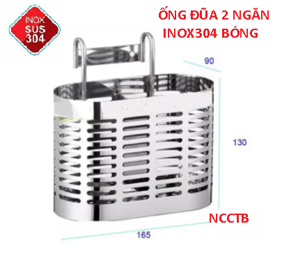 Ông Đũa 2 - 3 Ngăn Inox 304 - Ống Đũa SUS 304 - Ống Cắm Đũa Muỗng -Loại tròn- Bảo hành 36 tháng