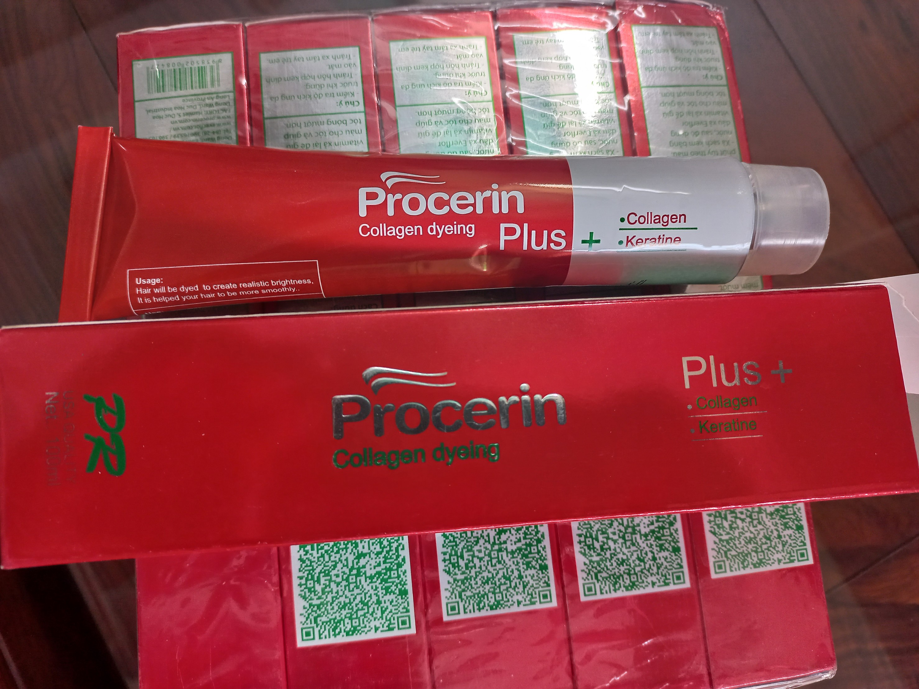 KEM NHUỘM TÓC COLLAGEN PROCERIN (BẢNG MÀU 2)