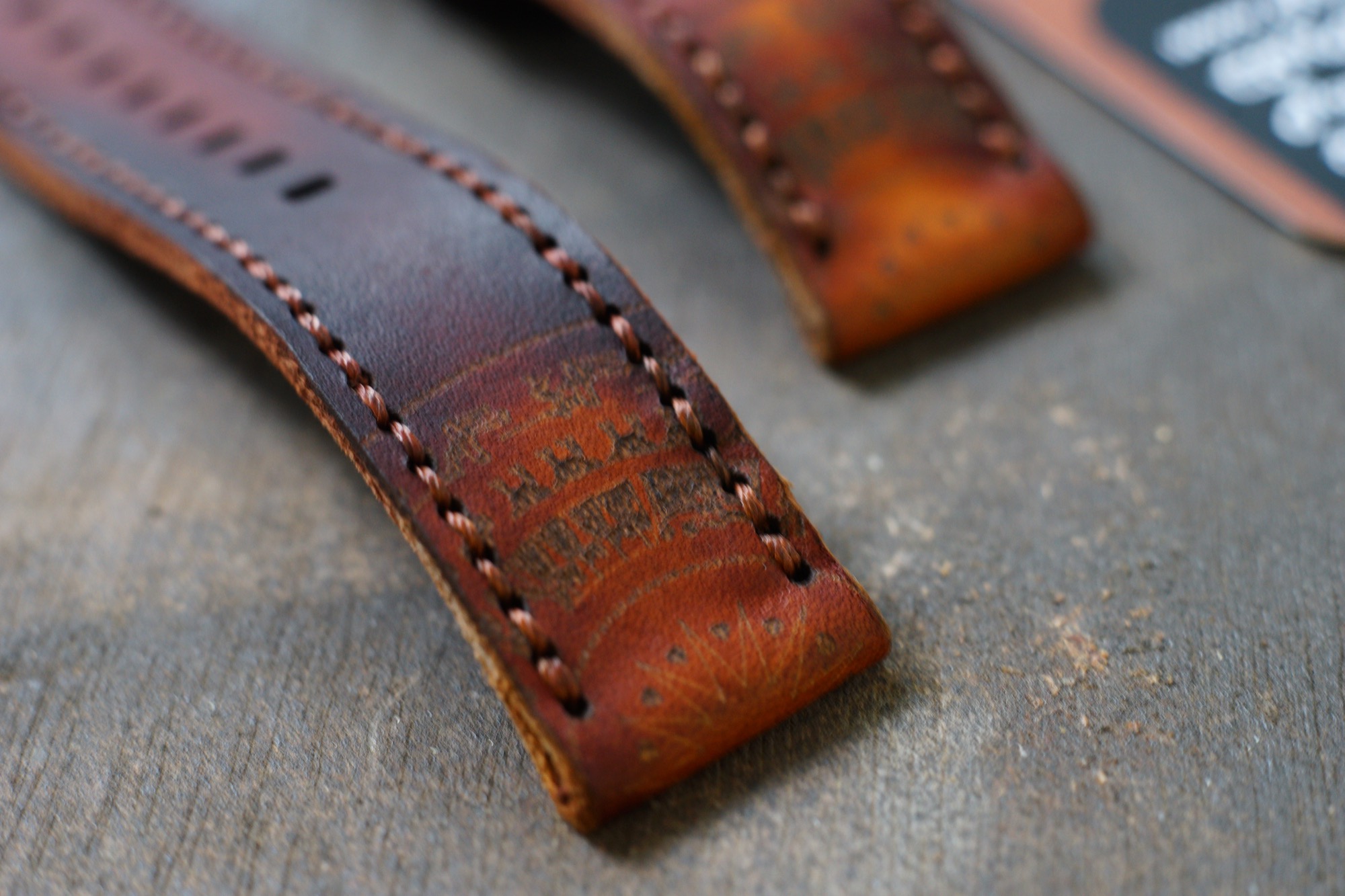 WATCH STRAPS DOUBLE COW LEATHER REAL