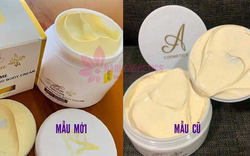 Kem Body Chữ A Mềm siêu Trắng mịn da