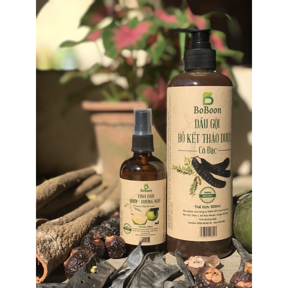 Xịt bưởi BOBOON hỗ trợ chăm sóc tóc, giảm rụng tóc 100ml