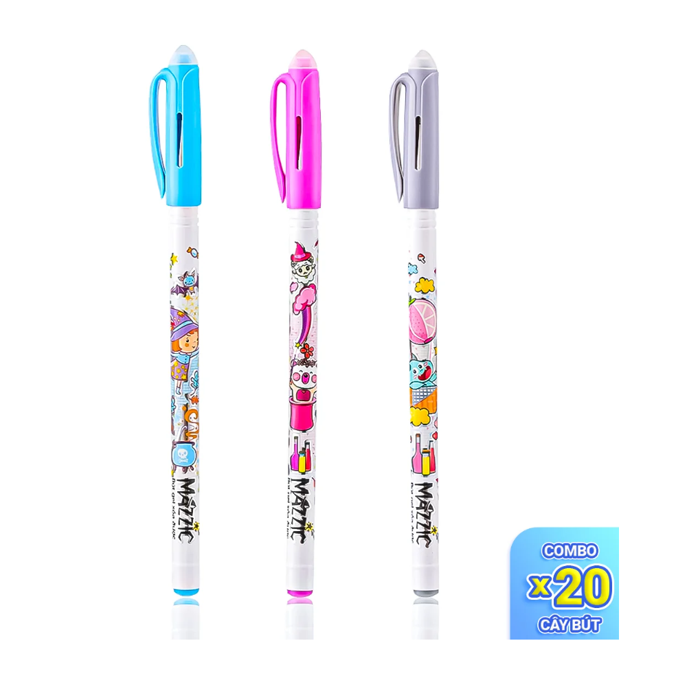 Bút gel xóa được Thiên Long 0.5mm (20 bút/hộp) TP-GELE01