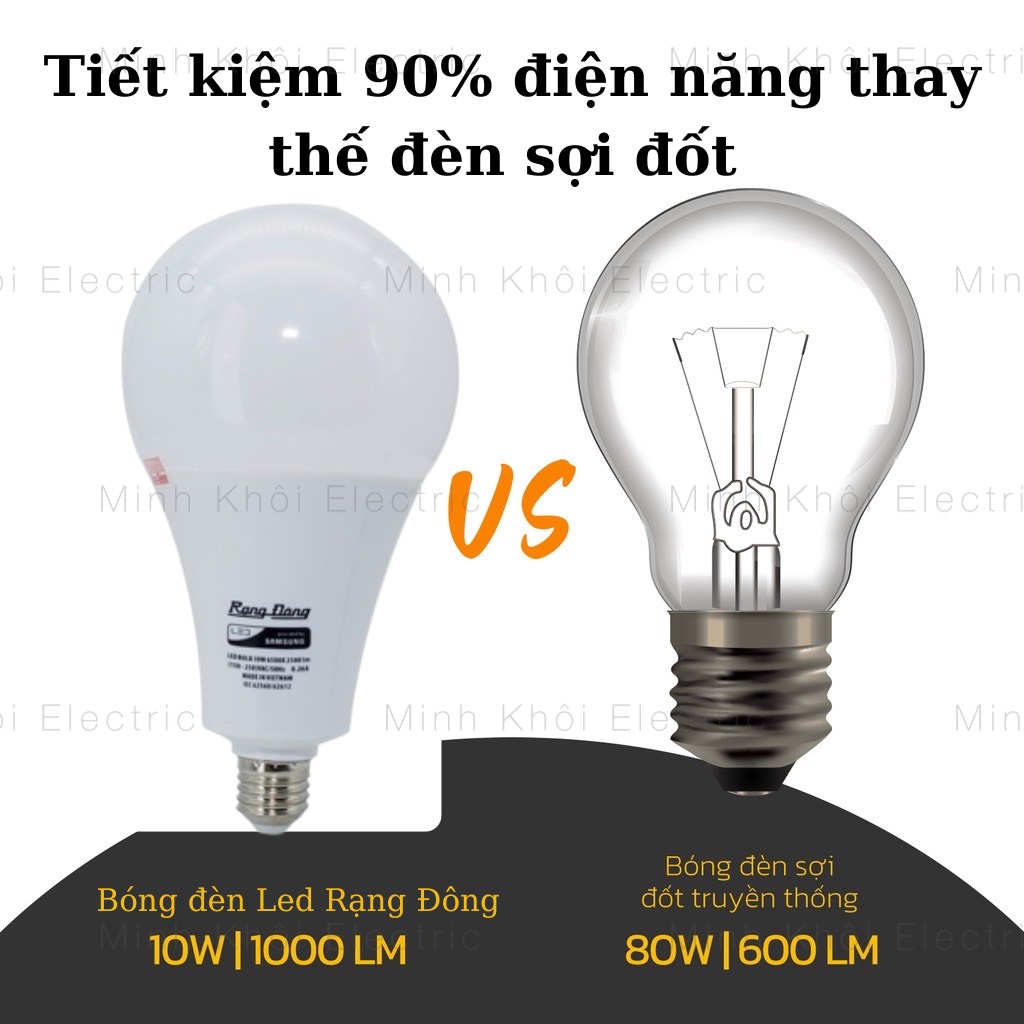 bóng đèn led rạng đông bảo hành 12 Tháng