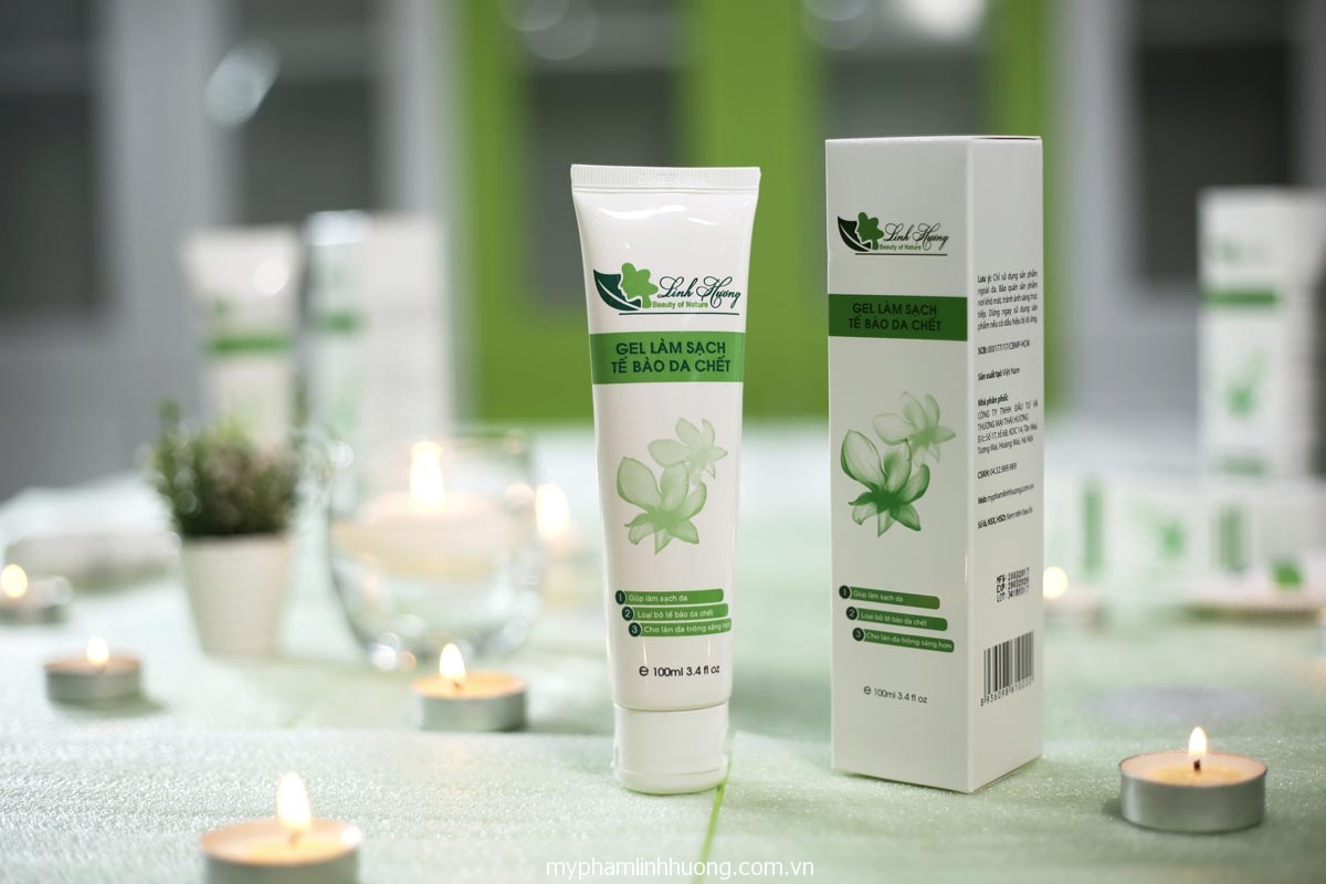 Gel làm sạch tế bào da chết Linh Hương