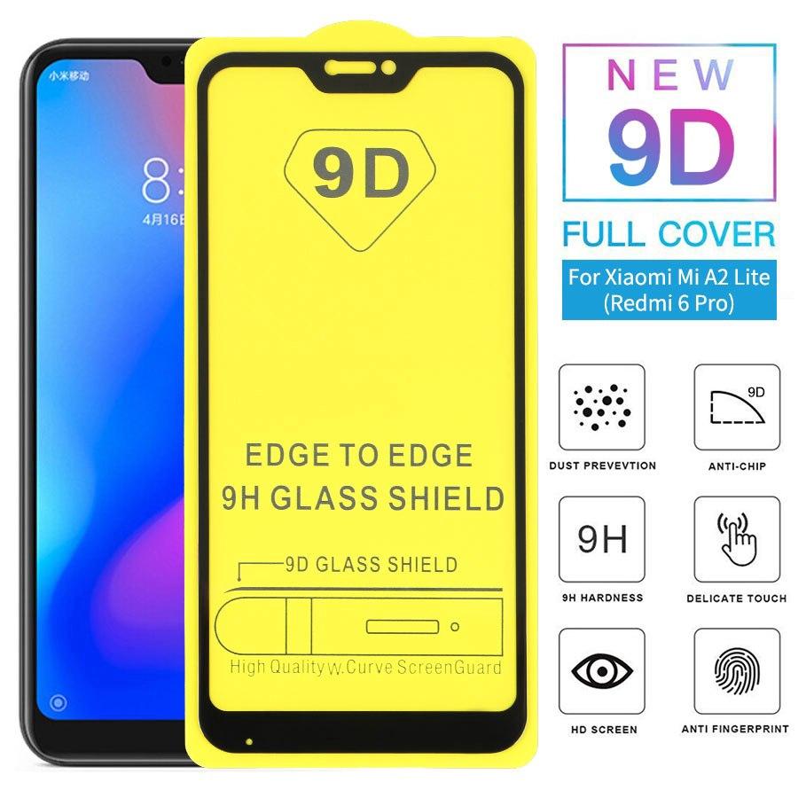 Kính cường lực cho điện thoại Xiaomi Mi A2 Lite 9D xịn Full màn hình cao cấp