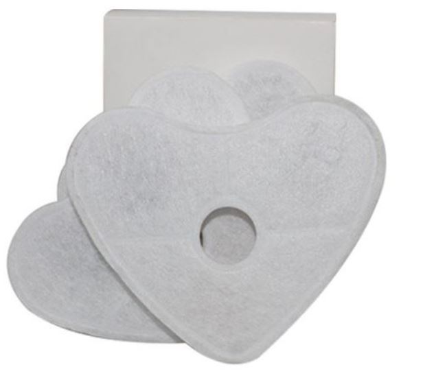 Miếng lọc than hoạt tính hình tim - 4 miếng
